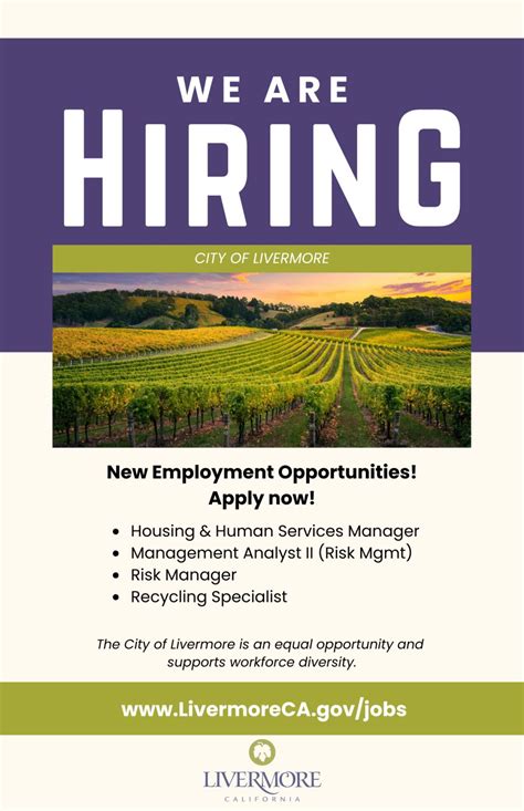 City of Livermore Human Resources posted on LinkedIn.